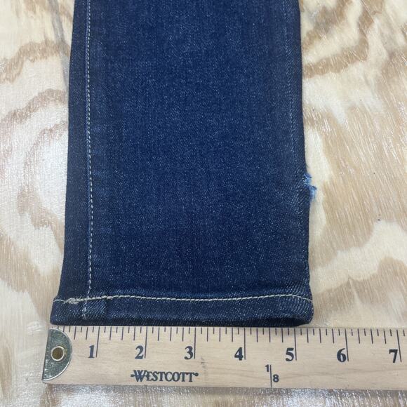 BKE Buckle Black Skinny High Rise Womens Size 32 X32 Stretch Slimming Dark Wash - Picture 13 of 14